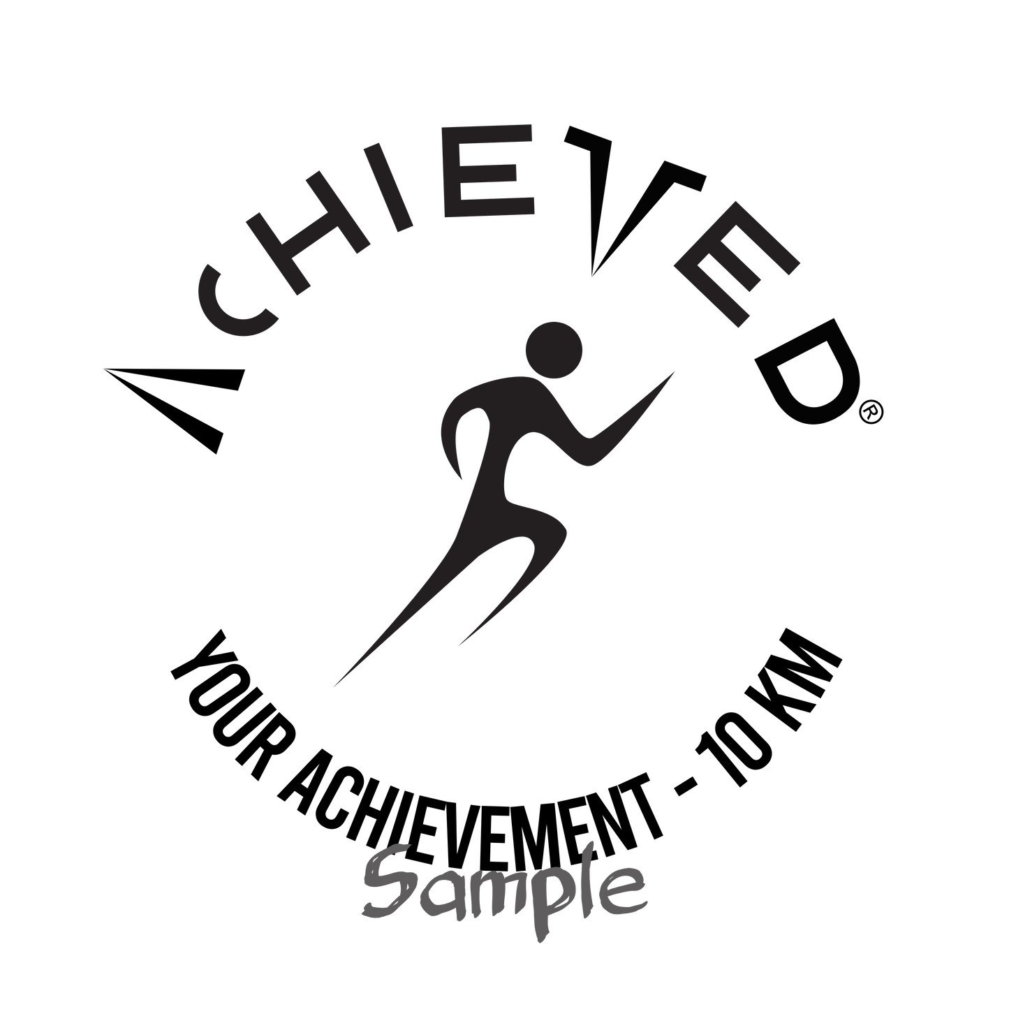 Achieved Running Custom Sticker